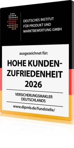 Gütesiegel Hohe Kundenzufriedenheit — Versicherungsmakler