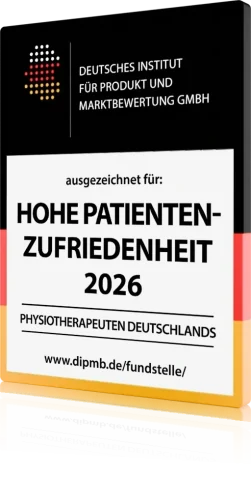 Gütesiegel Hohe Patientenzufriedenheit — Physiotherapeuten