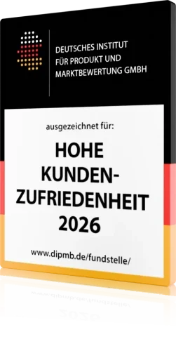 Gütesiegel Hohe Kundenzufriedenheit 2026